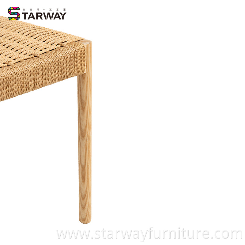 Nordic Woven Seat Dining Chair